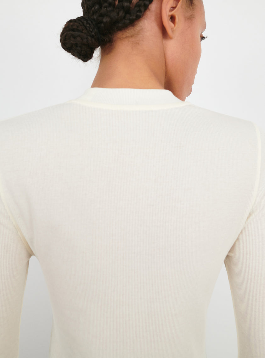 Ribbed Long Sleeve Tee
